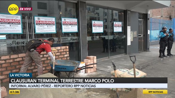 San Martín de Porres | Terminal terrestre Marco Polo fue clausurado de forma definitiva