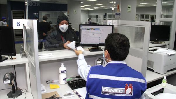 RENIEC retomará desde este lunes atención del sistema de citas solo para Lima Metropolitana
