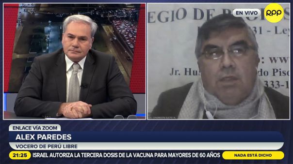 Alex Paredes: Guido Bellido debe «hacer el deslinde claro y concreto» de cuestionamientos en su contra