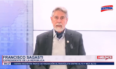 Francisco Sagasti: “Creo que la ciudadanía se está dando cuenta que se cometió un error a la hora del proceso electoral”