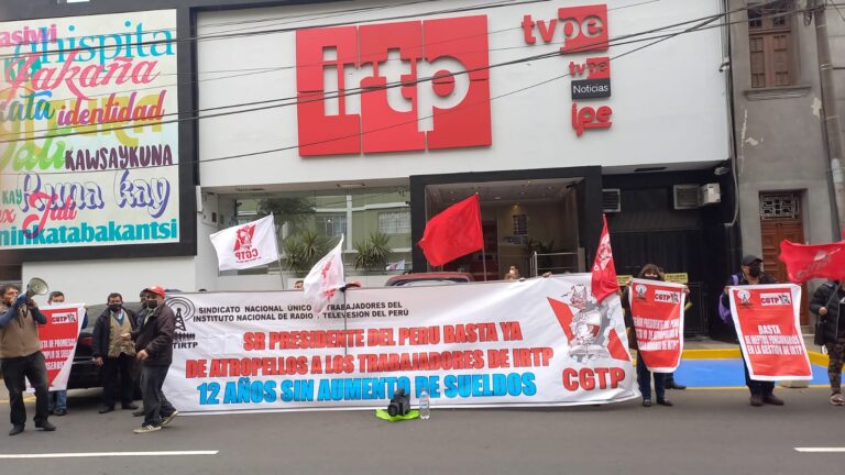 TRABAJADORES DE IRTP DEMANDAN SOLUCIONES URGENTES