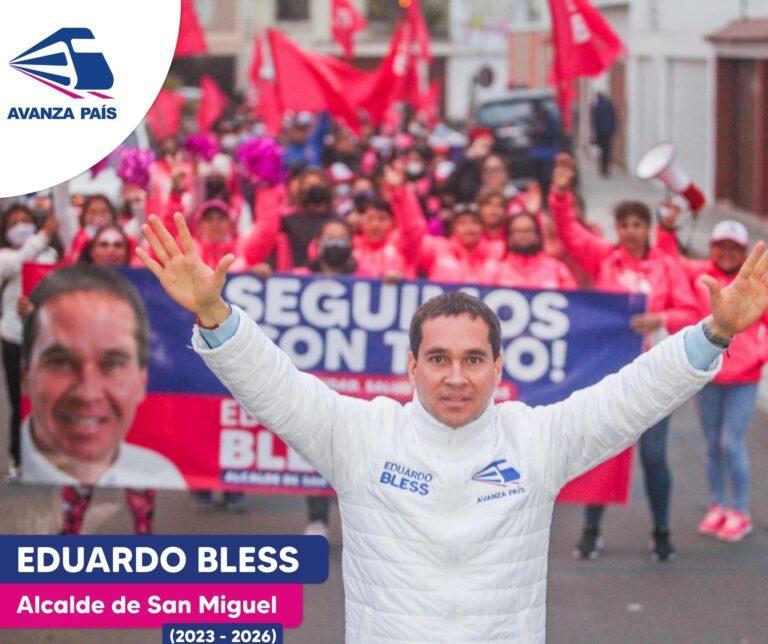 EDUARDO BLESS Candidato por Avanza País, favorito para la Alcaldía de San Miguel