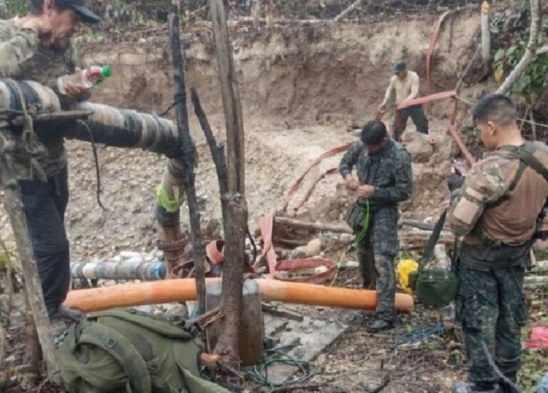 HUÁNUCO: EJECUTAN OPERATIVO CONTRA LA MINERÍA ILEGAL CERCA DE LA RESERVA COMUNAL EL SIRA