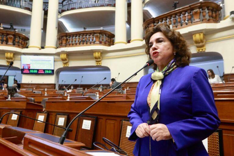 PRESIDENTA DEL PODER JUDICIAL PIDE AL PLENO DEL CONGRESO INCLUIR PROPUESTAS LEGISLATIVAS EN LEY DE PRESUPUESTO 2023