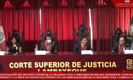 PODER JUDICIAL HABILITA EJE EN PROCESOS DE ALIMENTOS EN LAMBAYEQUE Y AREQUIPA