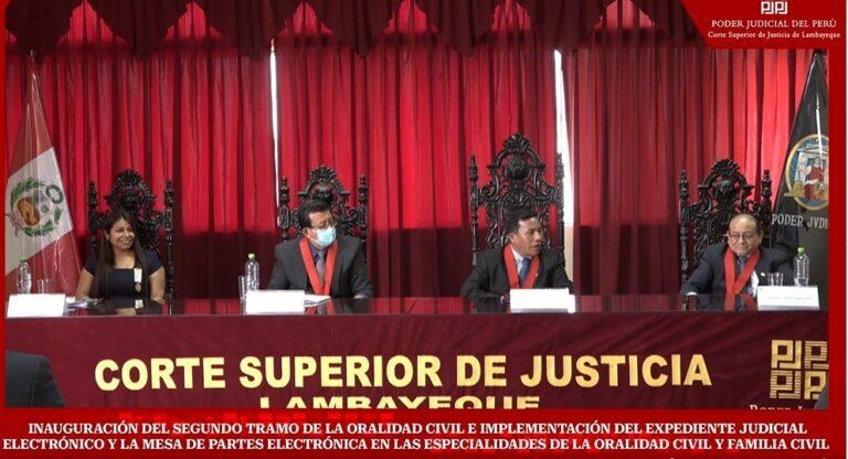 PODER JUDICIAL HABILITA EJE EN PROCESOS DE ALIMENTOS EN LAMBAYEQUE Y AREQUIPA