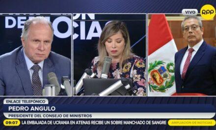 PEDRO ANGULO SOBRE PROTESTAS: «PARECE QUE SE HA EMPLEADO DINERO DEL ESTADO EN PAGAR A AZUZADORES»