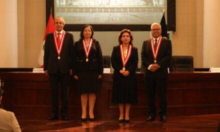 TRES MAGISTRADOS TITULARES SON INCORPORADOS A LA CORTE SUPREMA DE JUSTICIA