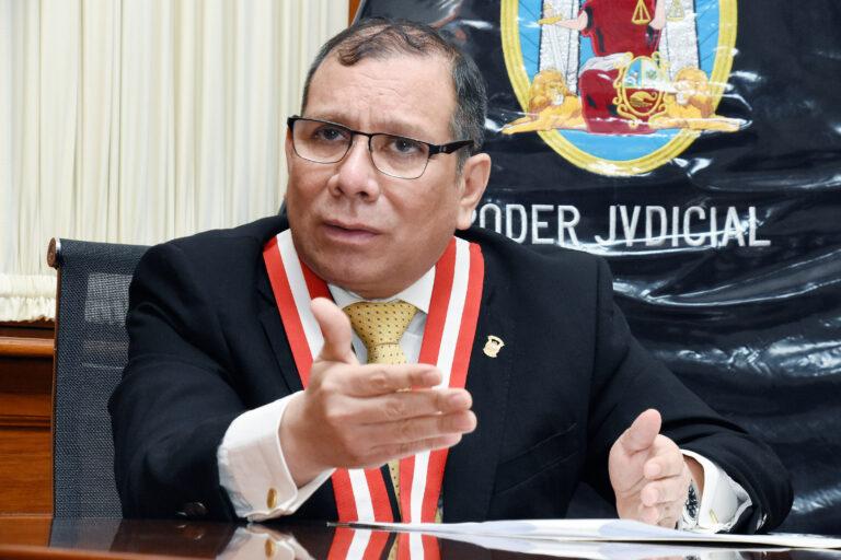 PRESIDENTE DE PODER JUDICIAL PIDE APOYO PARA AMPLIAR UNIDADES DE FLAGRANCIA DELICTIVA EN TODO EL PAÍS