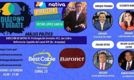 DIÁLOGO Y DEBATE: ANÁLISIS POLÍTICO EN NATIVA TELEVISIÓN