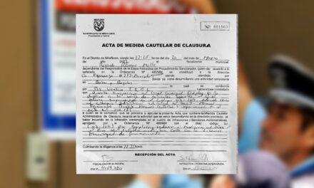 MUNICIPIO DE MIRAFLORES CLAUSURÓ SEX SHOP POR FUNCIONAR CON LICENCIA DE BAZAR REGALOS