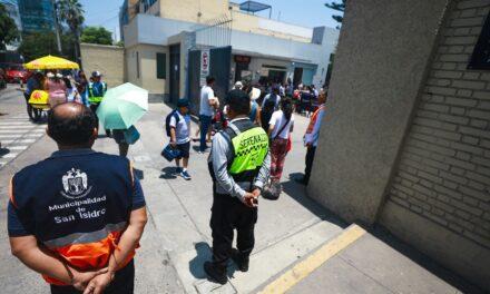 SAN ISIDRO: ALISTAN MEDIDAS DE SEGURIDAD Y DE PREVENCIÓN ANTE INICIO DEL AÑO ESCOLAR