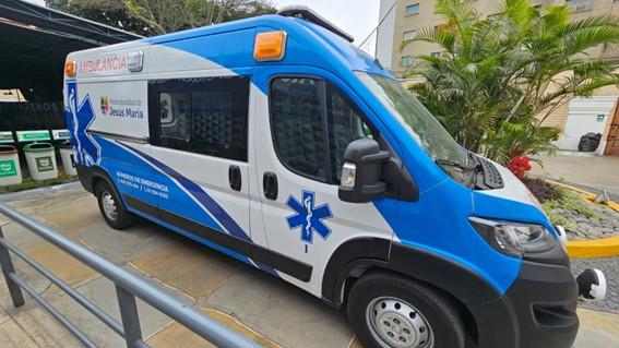 Jesús María: Nueva ambulancia municipal al servicio de los vecinos del distrito