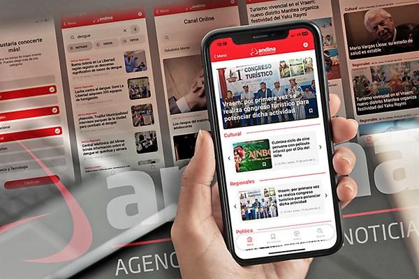 Agencia Andina estrena aplicación móvil para Android e iOS