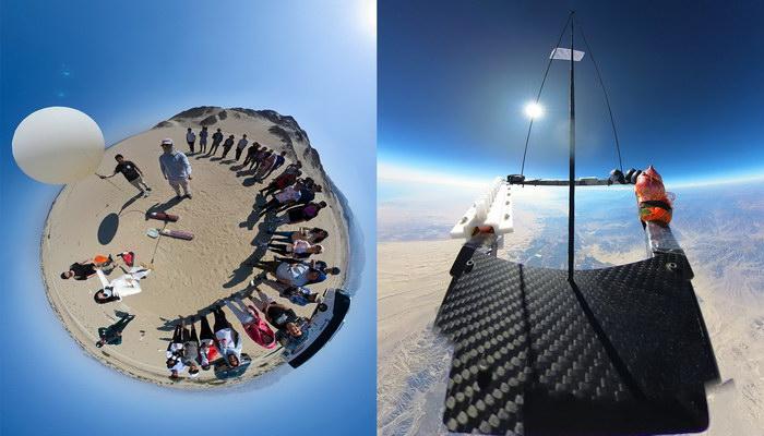 Estudiantes lanzan globo estratosférico para desarrollar investigaciones astrobiológicas