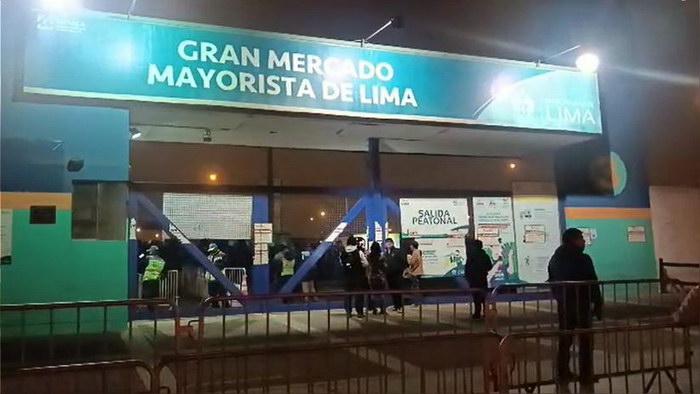 Comerciantes del Gran Mercado Mayorista de Lima acatan paro de 48 horas