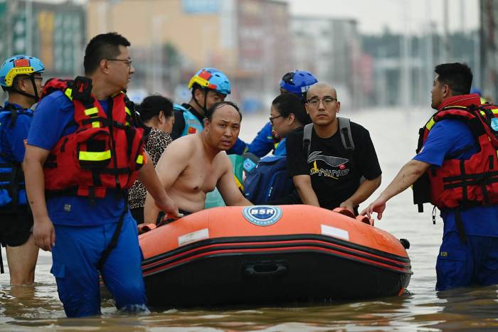 China: Pekín registró sus lluvias más fuertes en 140 años