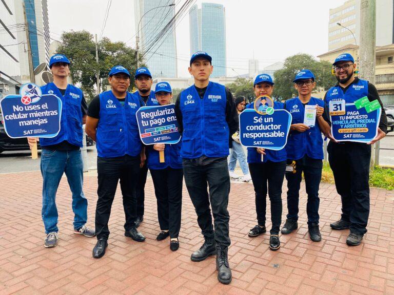 Presentan la Brigada SAT que velará por la seguridad vial en Lima