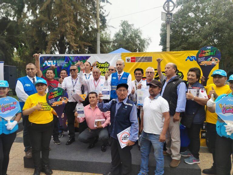 Exitosa feria del taxista 2023 organizado por la ATU en alianza estratégica con la Municipalidad de Jesús María