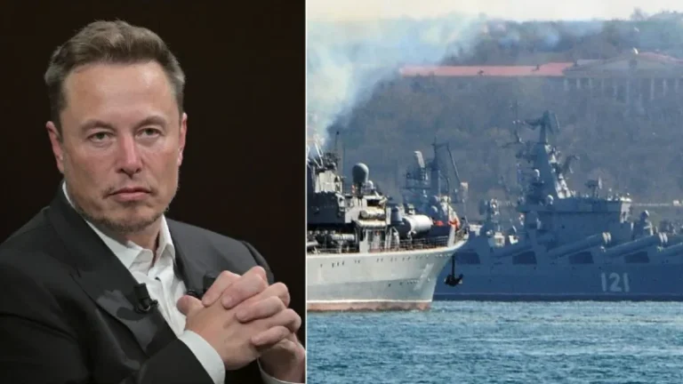 Musk afirma que evitó ataque de Ucrania a la flota rusa en mar Negro en el 2022