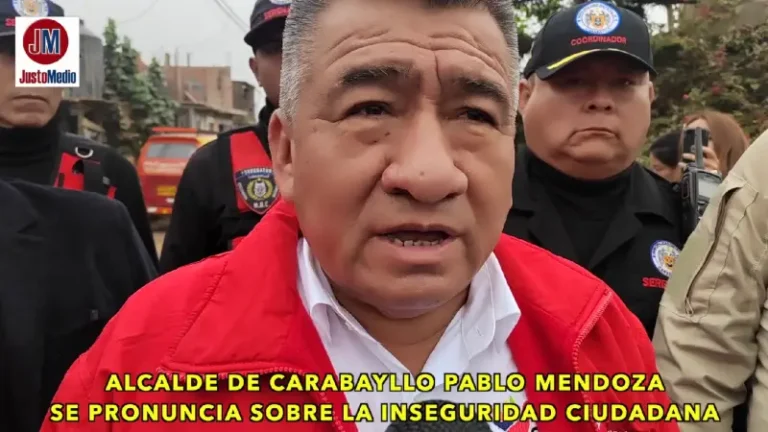 Alcalde de Carabayllo Pablo Mendoza pide que se declare en Emergencia su distrito