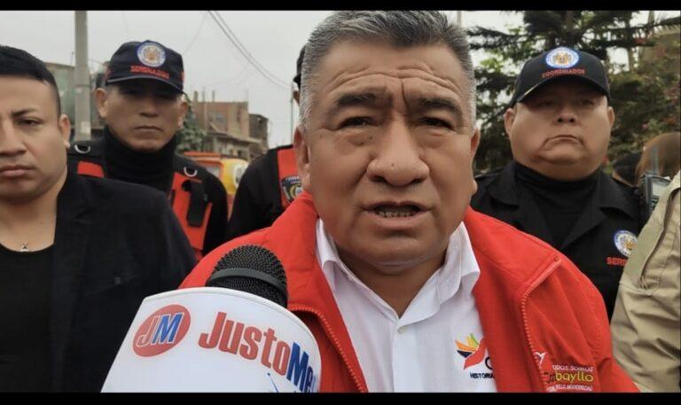 Alcalde de Carabayllo Pablo Mendoza pide que su distrito también se declare en emergencia