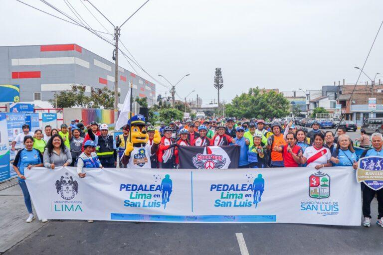 San Luis: Bicicleteada 18k recorrió siete distritos de la capital con cientos de deportistas