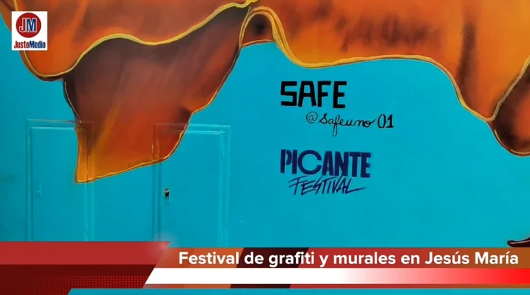 Exitoso festival de grafiti y murales en Jesús María