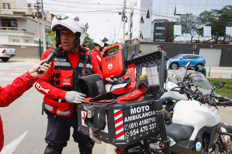 Cerca de 500 atenciones, entre ellas emergencias cardiacas, han brindado las “Moto Ambulancias” de Magdalena