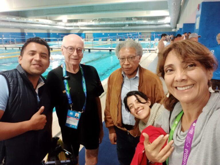 Adulto mayor brasileño con 99 años de edad marca record sudamericano de natación máster en 50 metros libre