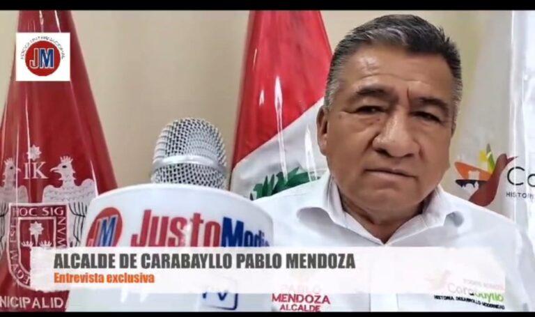 Alcalde de Carabayllo analiza sus 11 meses de gestión