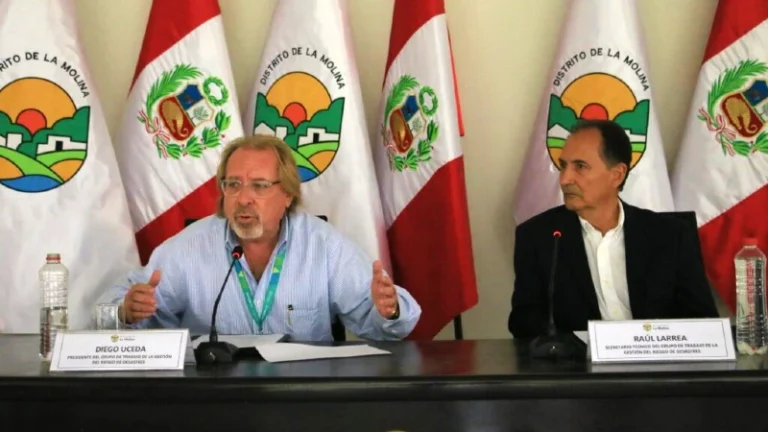 Alcalde de La Molina Diego Uceda hace llamado para prevenir y reducir riesgo de desastres ante posible ocurrencia de fenómenos naturales.