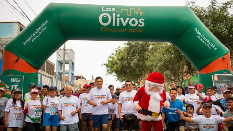 Exitosa Carrera 5k3k Organizado Por El Municipio De Los Olivos Unió A La Familia Con Sus 5051