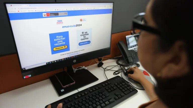 MINEDU: Se puede conseguir vacantes en colegios públicos por internet y sin colas