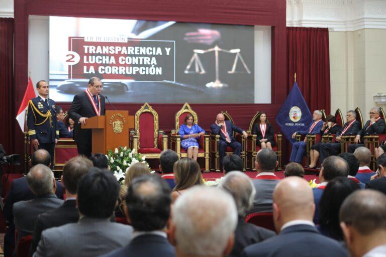 En apertura del año judicial, presidente Javier Arévalo rechaza proyectos que amenacen independencia del Poder Judicial