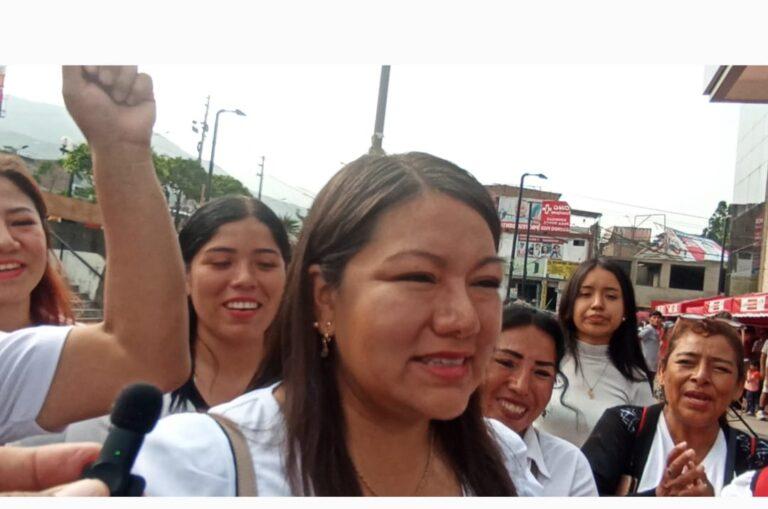 Vecinos de Carabayllo realizan marcha en respaldo al local del comité de damas que sufrió cobarde atentado