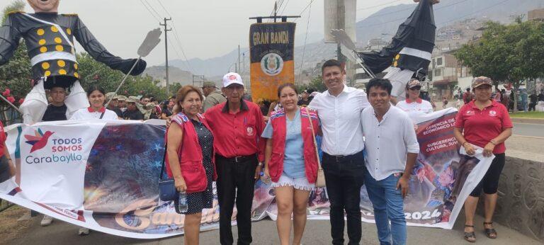 Apoteosico pasacalle en homenaje a la Virgen de la Candelaria en Carabayllo