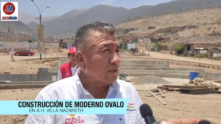 Moderno Ovalo construye gestión de Pablo Mendoza en Carabayllo