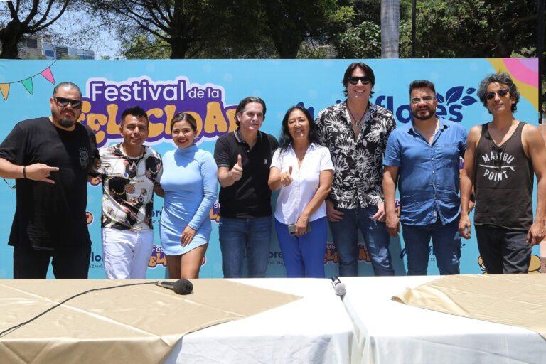 Festival de la Felicidad gratuito en Miraflores con Mar de Copas, Pedro Suárez-Vértiz La Banda y muchos artistas más