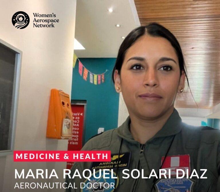 Primera médico aeronáutico de la PNP es nominada al premio internacional «Women’s space awards»