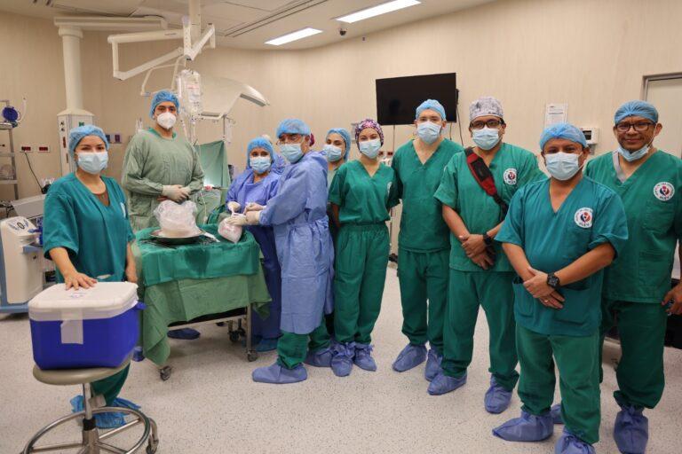 Equipo médico multidisciplinario realiza en HLEV primera extracción de órganos para donación