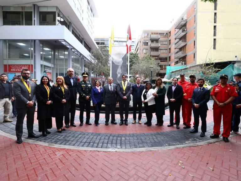 Municipalidad de Miraflores conmemoró aniversario del atentado terrorista en calle Tarata