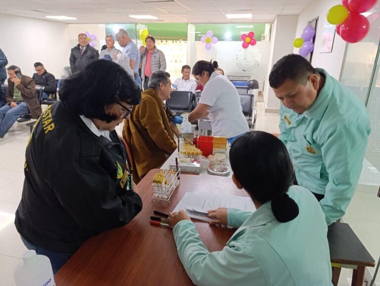 Se benefician 180 agentes de la DIRINCRI y DINCOTE en campaña de salud realizada por la dirección de sanidad