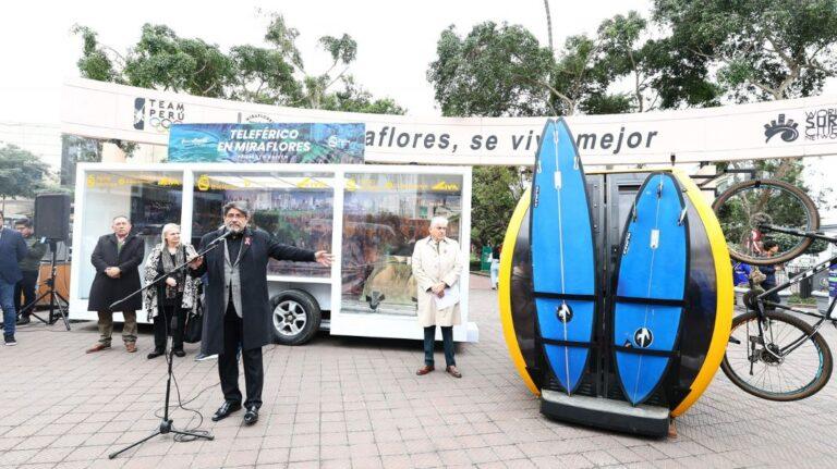 Presentaron cabina del primer teleférico de Miraflores