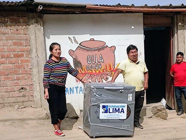 Fundación Lima dona cámaras de refrigeración a Ollas Comunes de San Juan de Lurigancho