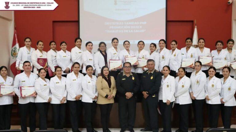 Colegio regional de obstetras reconoce labor de la dirección de Sanidad Policial