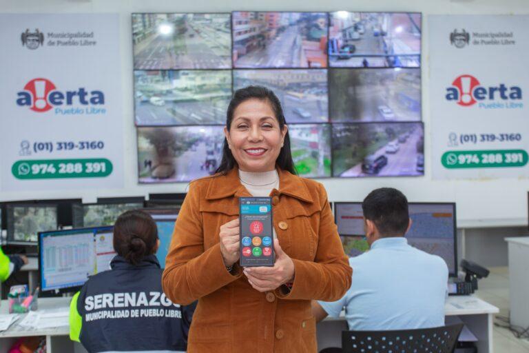 Vecinos de Pueblo Libre utilizan con mucha efectividad el botón de pánico