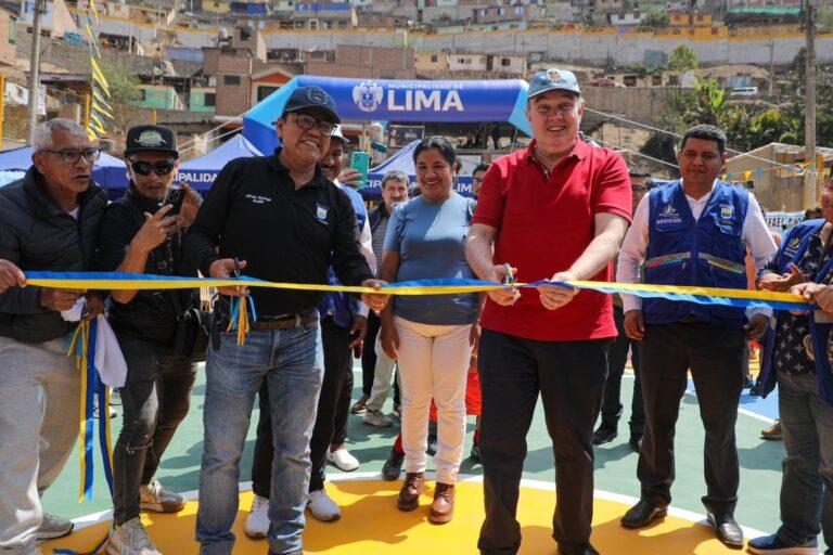 Alcalde de Lima inaugura losa «San Juan de Dios» en Independencia