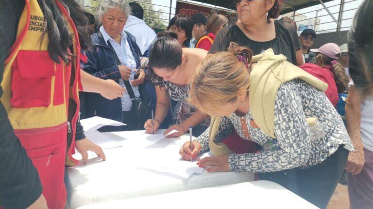 Comerciantes de Comas se retiran voluntariamente de Via Pública