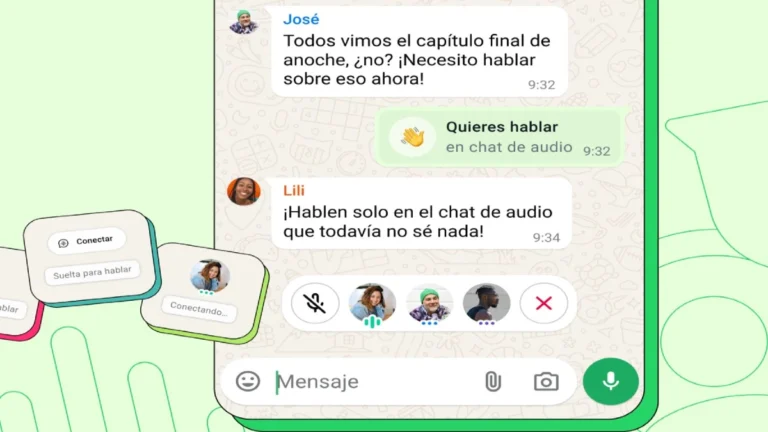 WhatsApp lanza chats de audio para todos los grupos: comunicación más rápida y sin interrupciones